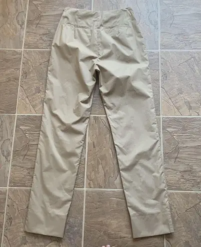 PAULE KA Paris Beige Cigarette High Waist Pants Sz 34 NWT Tan