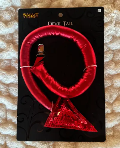 Spirit Halloween Red Sequined Devil’s Tail Costume Accessory
