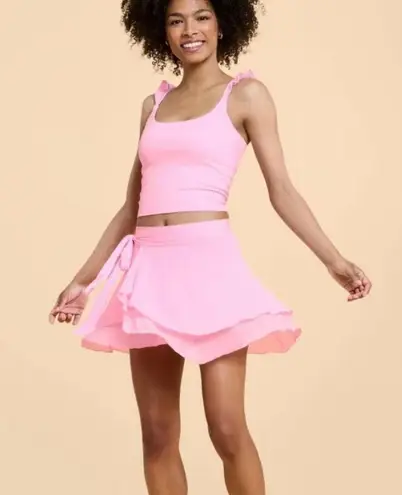 Blogilates Women's Dance Studio Wrap Skort Pink