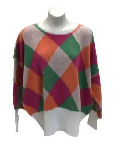 Davi & Dani Women's Sweater XL Pink Orange