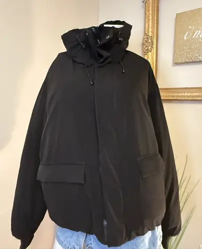 ZARA  Black Puffer Coat EUC Medium