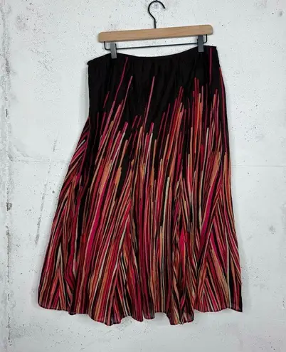 Calvin Klein Jeans  Line Tulip Mid Length Skirt Size 12