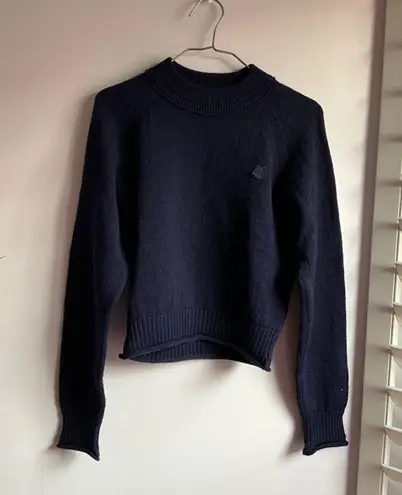KENZO wool pull over sweater XS wool blue - Image 6
