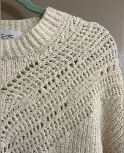 IRO Arresi Cable Knit Cotton Sweater Size S