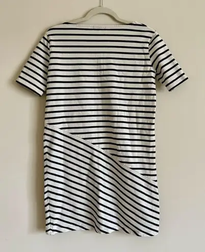 Petit Bateau Marinière Sailor Dress – White and Blue Striped Nautical Size Small