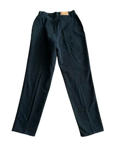 Rockies Vintage Bareback Western High Waisted Straight Leg Denim Jeans Black Size 28