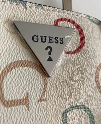 Guess NWT colorful Logo Tote Bag & Pouch