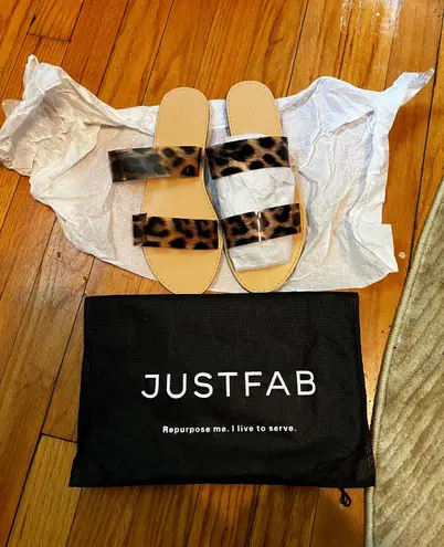 JustFab Cheetah Sandals