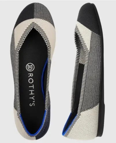 Rothy's The Flat Captoe Dove Grey Size 8.0