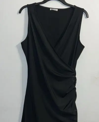 The Great Vetior Black Wrap Dress/ dress for casual business or party Bodycon XL