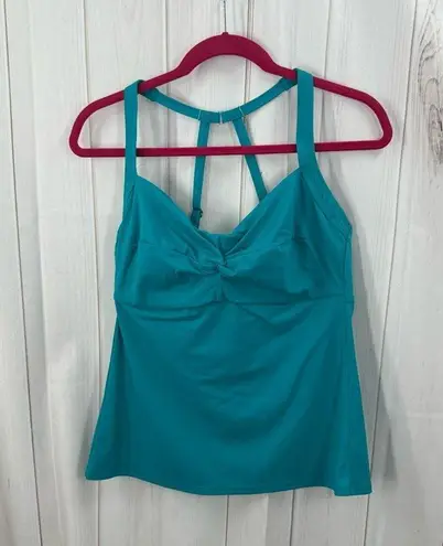 Title Nine Women’s 36D Blue Tankini Swim Top