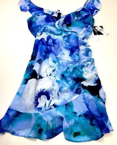 By & By NWT Multicolored Floral Dress Size L MSRP $59 White Size L