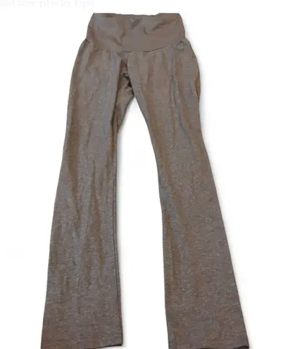 Lark + Grey Maternity Full Panel Flare Leggings M Grey Gray Size undefined