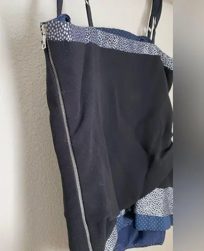 Balenciaga París Spaghetti Strap Polka Dot Adjustable Tank Top, Size 36