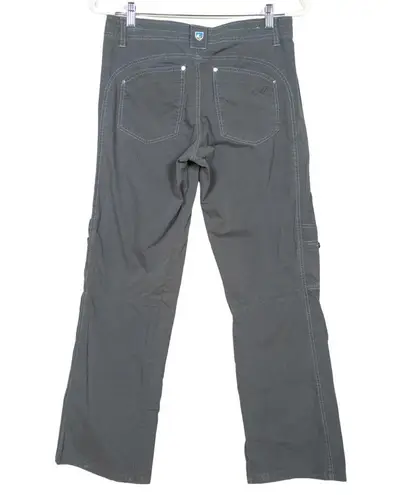 Kuhl  Grey Free Range Cargo Pants Utility Hiking Straight Leg Women's 6R