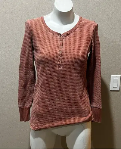 Seven7  tan orange thermal long sleeve thumbnail 1