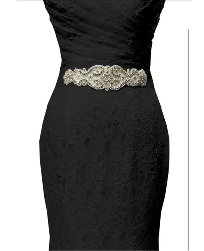 NEW Black Pleated Lace Wedding Dress Mermaid Bridal Gown 22 NO SASH Black Size undefined