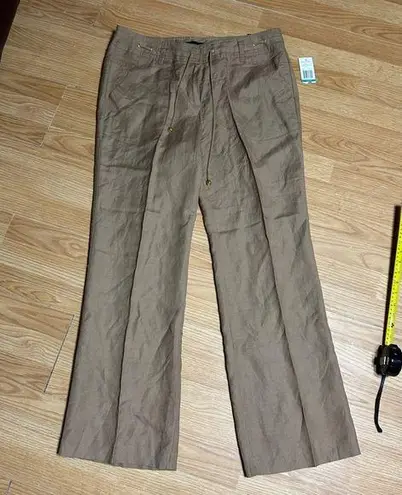 Sharagano NWT Tan Wide-Leg Pants ‘’ women’s size 16