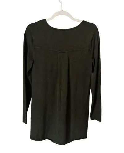 Chelsea & Theodore Dark Green Sweater Tunic, size Small
