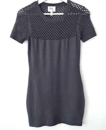 Milly  of New York Gray Knit Sweater Dress Size Small