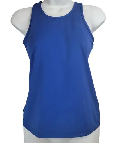 Augusta Sportswear Moisture Management Solid Blue Racerback Tank Size S