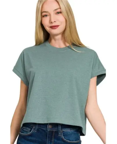 Zenana Outfitters ✨NWT Premium Cotton Relaxed Crop Tee