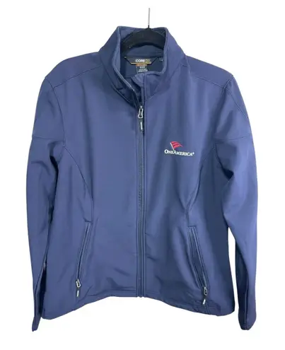 Core 365 By North End One America Softshell Jacket Navy Fleece Lined Women's L Size L