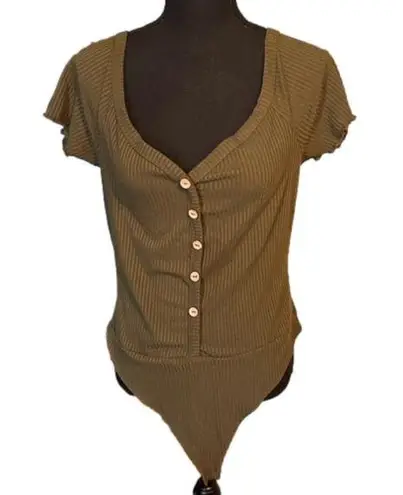 Iris  Green Short Sleeve Bodysuit