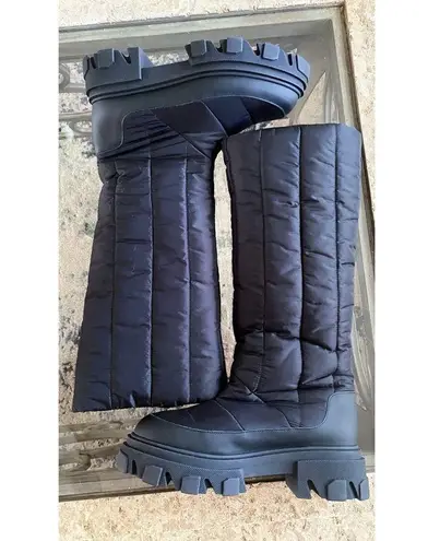 Gia Borghini Boot Gia 19 Fabric Puffer Knee