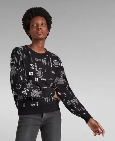 G-star Raw NWT - Women's Cropped Loose Sweater Allover