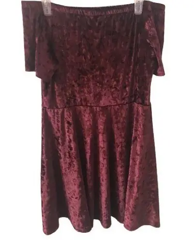 Xhilaration Off-Shoulder Midi Knee Length Flowy Soft Women’s Size XL Dress