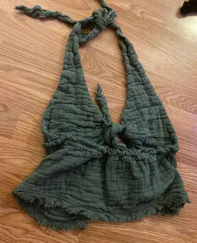 Free People Halter Crop Tank Size XS