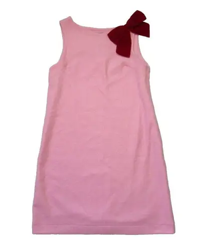 Kiel James Patrick NWT  Sweetheart Bridget's Bow in Pink Wool Blend Mini Dress S