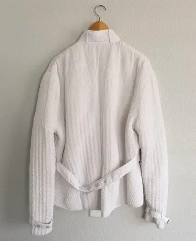 White Puffy Jacket Size L