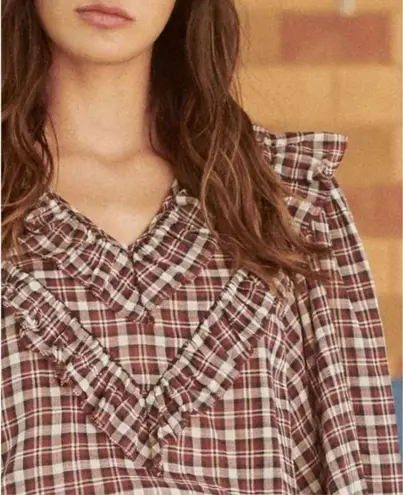 The Great ππ The Spruce Shirt ~ Mulberry Plaid Large L NWT