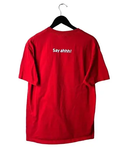 Vintage Y2K Dr McGillicuddy's Cherry Schnapps T Shirt Red Large L Graphic Tee