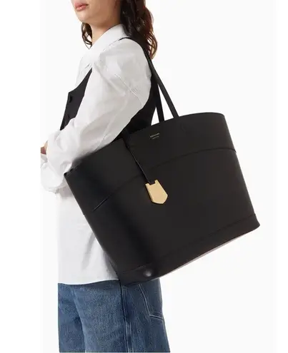 Salvatore Ferragamo Ferragamo Charming Medium Leather Tote Bag in Black, New with Tag