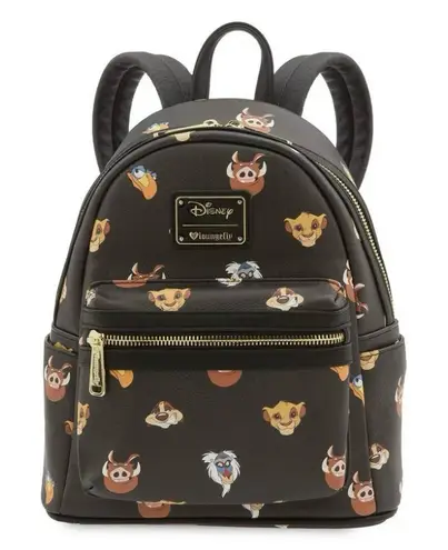 Lounge Fly Disney Lion King Character Faces Mini Backpack