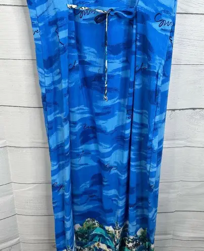 VTG California Crush Size Large Maxi Dress Set Cafe Beachy 90s Retro Artsy