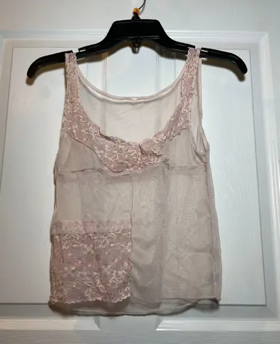 mesh y2k top Pink