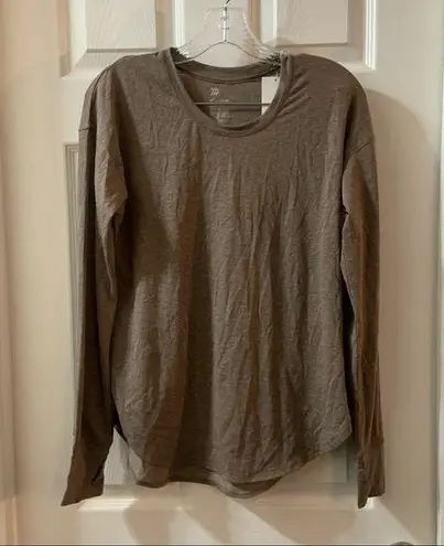 All In Motion NWT  Green-Brown Long Sleeve Tee XS