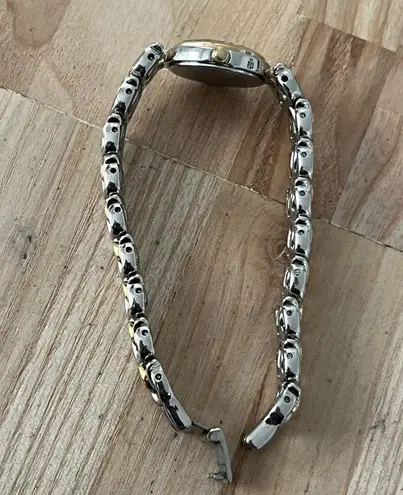 Seiko Rare Vintage Ladies Watch Diamond Dial Two-Tone Trident Link Bracelet