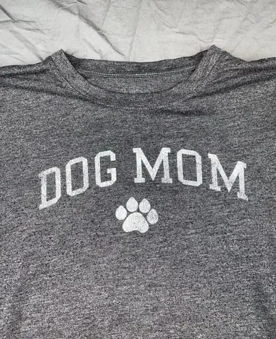 Dog mom Tshirt Gray