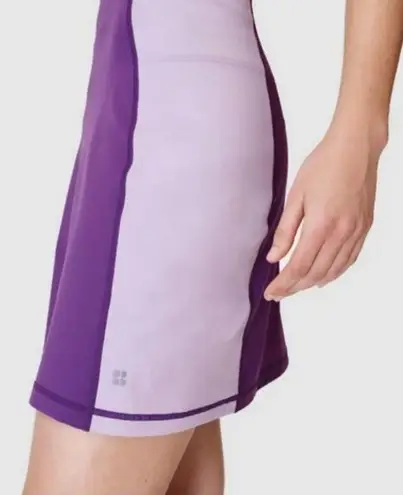 Sweaty Betty Power Workout Colorblock Performance Dress ~ Deep Purple Large NWT