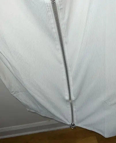 Soncy Plus Ribbed Off The Shoulder Double End Zipped Bodycon Dress Size 16