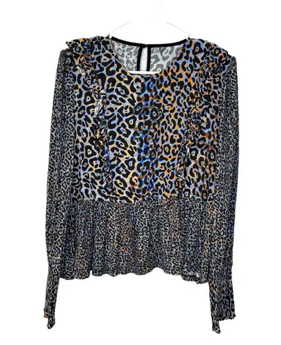 Bl^nk London "Moira" Leopard Top (M) Size M