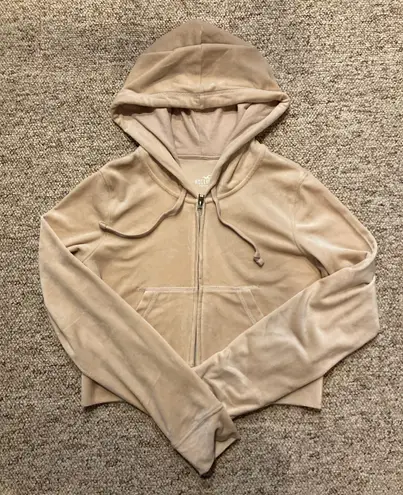 Hollister Tan  Zip Up