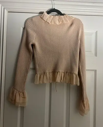 Boutique Sweater Tan Size L