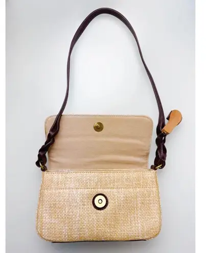 Etienne Aigner Vintage Paper Straw Mini Shoulder Bag Handbag Purse