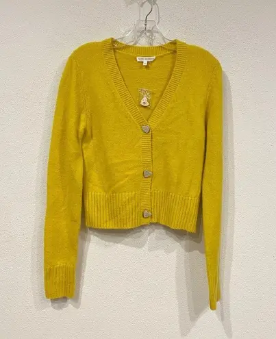 Free The Roses NEW Heart Button Cardigan Size XS